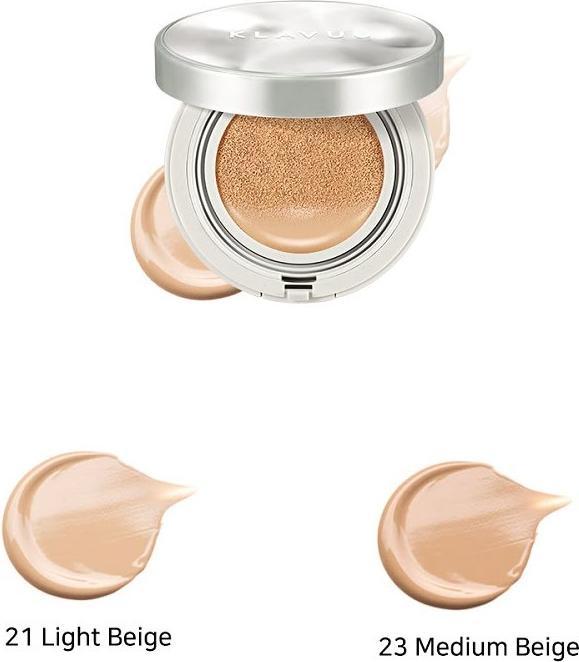 Klavuu Urban Pearlsation High Coverage Tenshion Cushion EX No.23 (23 Medium Beige)