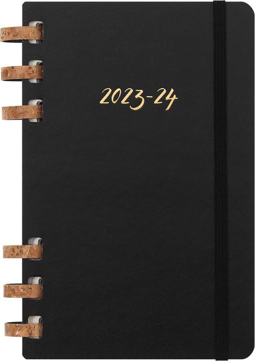 Produktbild Moleskine 12 Monats Studienplaner mit Spiralbindung 2023/2024, Large/A5, Wochen-Monatskalender (A5, Englisch)