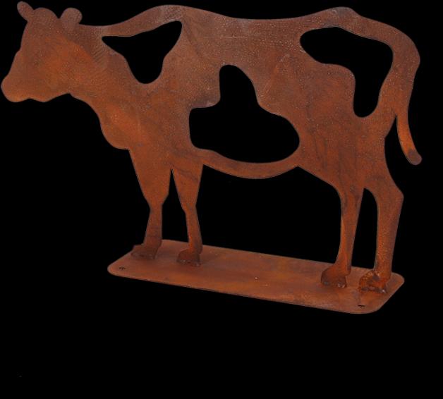 Actual product image Esschert Design Decorative figurine cow rust brown