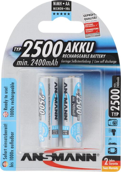 Ansmann AA (2 pz., AA, 2400 mAh)