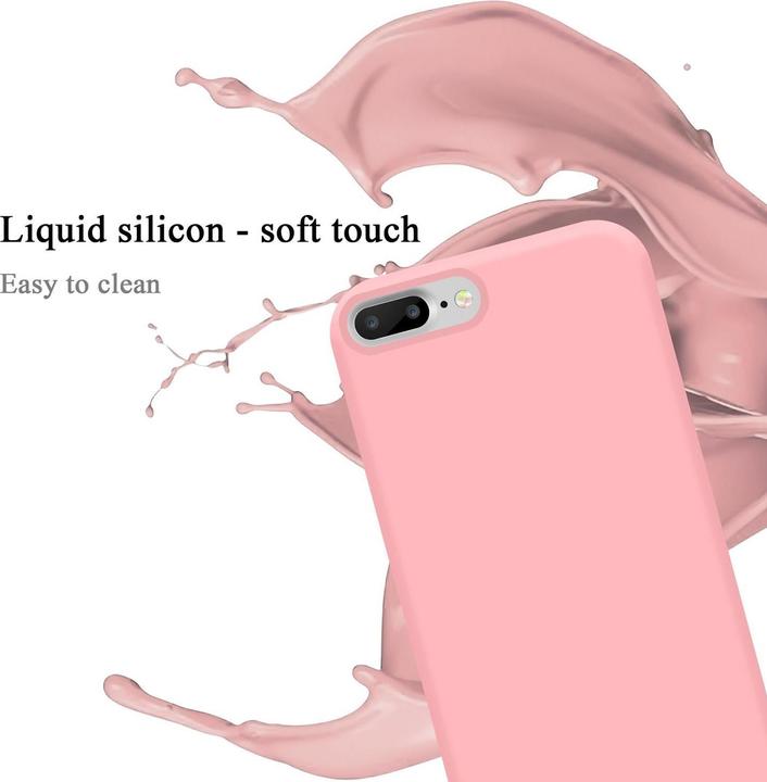 Actual product image Cadorabo TPU Liquid Silicone Case Cover (Apple iPhone 7 Plus, Apple iPhone 7s Plus)