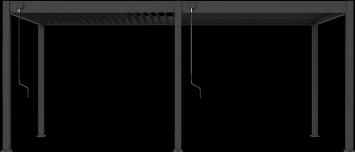 Produktbild Weide Deluxe | Voll-Alu-Pavillon | 3,6 x 5,3 M | Lamellendach anthrazit | Pergola freistehend (534.40 cm, 361.80 cm)