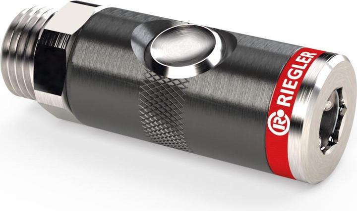 Immagine prodotto Riegler Giunto di sicurezza DN 7,4, filettatura esterna G 3/8 ″ 16,66 mm