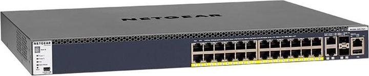 Produktbild Netgear M4300-28G PoE+, Managed, L2/L3/L4, Gigabit Ethernet (10/100/1000), Power over Et (24 Ports)