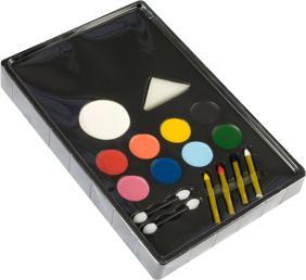 Image du produit Grafix Kit de peinture pour le visage, 9 couleurs
