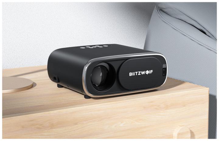 Image du produit BlitzWolf BW-V4 1080p LED beamer / projector, Wi-Fi + Bluetooth (black)