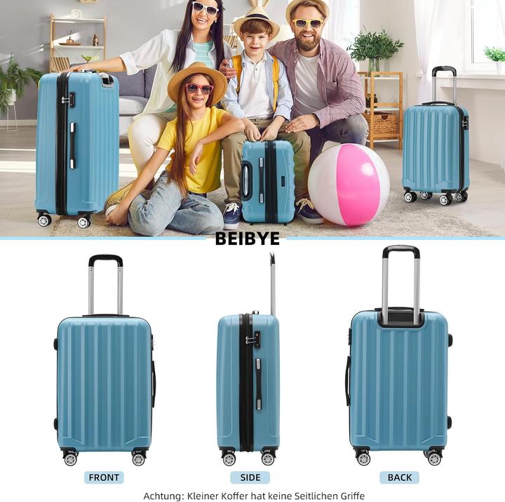 Immagine prodotto Beibye Reisekoffer mit Dehnungsfuge (77 l, M (50 - 90l))