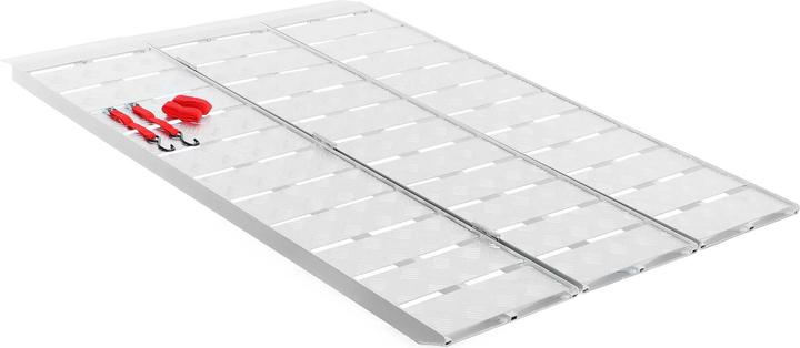 Produktbild Wiltec Auffahrrampe 3-fach klappbar 215cm 340kg Rampe Auffahrschiene Aluminium