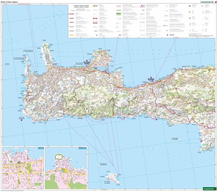 Produktbild Freytag & Berndt Autokarte Kreta. Crete. Creta. Crete. Creta