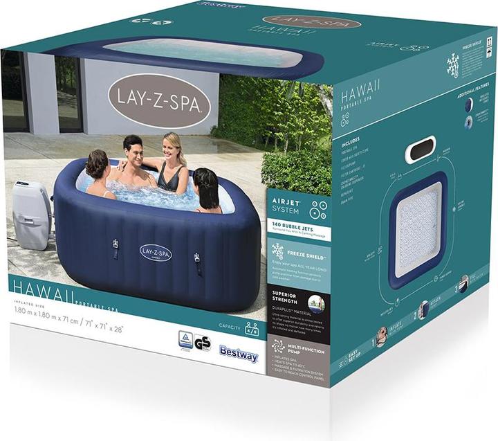 Image du produit Bestway LAY-Z-SPA Hawaii AirJet Whirlpool (6 pers.)