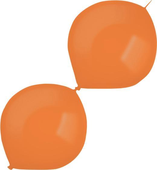 Everts 50 Latexballons Decorator Metallic E-Link Tangerin (1 x)