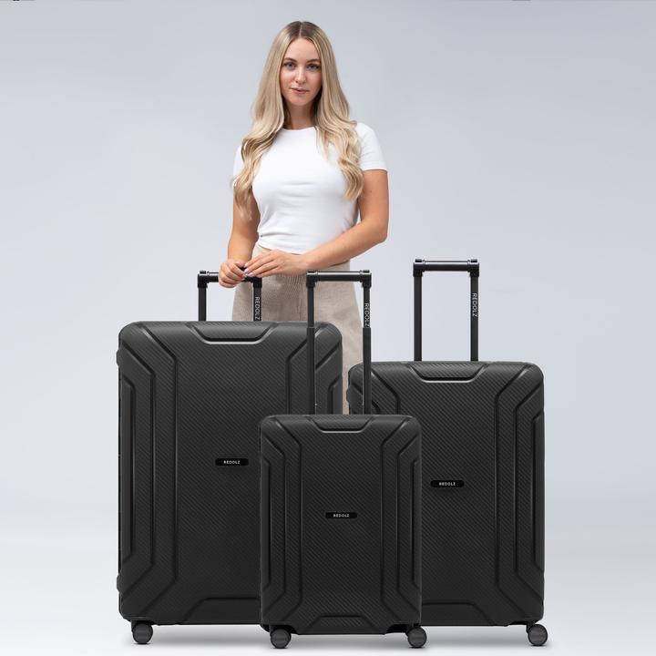 Produktbild Redolz Essentials 15 4-Rollen Kofferset 3-tlg. mit Dreipunkt-Verschluss (210 l, XL (ab 115l))