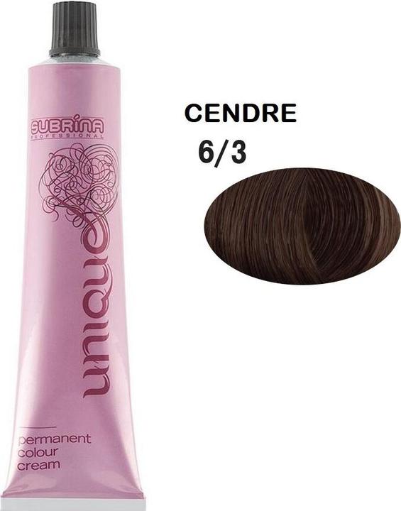 Immagine prodotto Subrina Professional Unique Tintura permanente per capelli 63 Biondo Scuro Cendre - 100 Ml (63 Cendre biondo scuro)