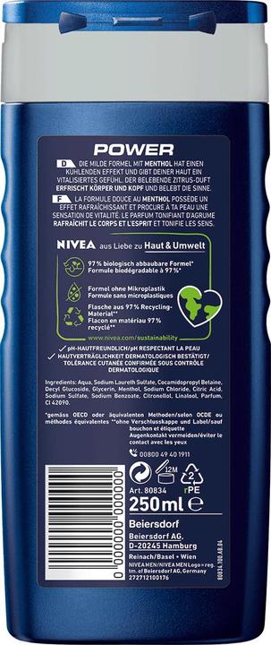Produktbild NIVEA Men Power (250 ml)