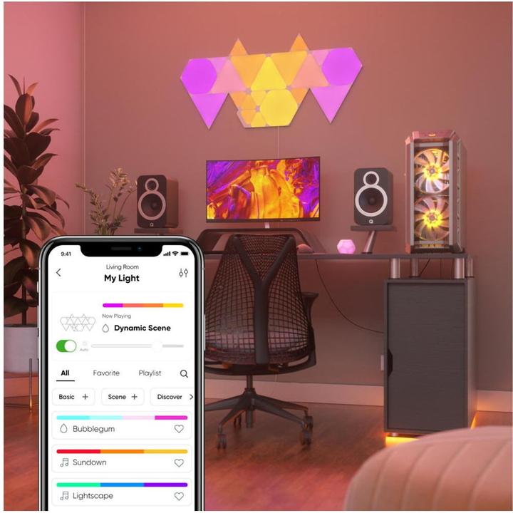 Immagine prodotto Nanoleaf Shapes Triangles Smarter Kit (100 lm)