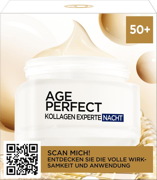 Produktbild L'Oréal Paris Loreal, Alter Perfect Pro-Kollagenexperte, Nachtcreme, 50 ml (50 ml, Nachtcreme)