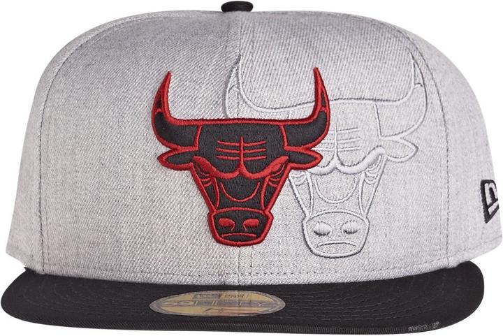 New Era 59Fifty Cap - SCREENING Chicago Bulls grau - 7 1/8 (7 1/8)