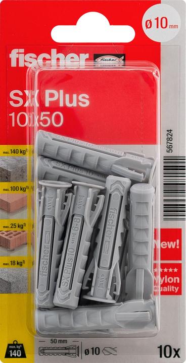 Produktbild Fischer Dübel SX Plus 10x50 K (10) (10 Stk.)