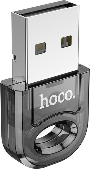 Actual product image Hoco Cable adapter USB A bluetooth UA28 transparent black (Transmitter & Receiver)