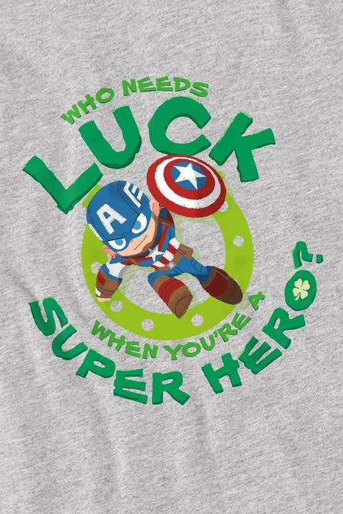 Produktbild Captain America St Patrick's Day Lucky TShirt St PatricksTag (152, 158)