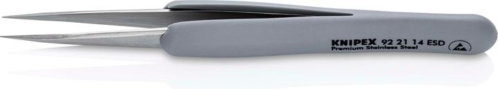 Knipex Rubber Tweezers ESD stainless steel