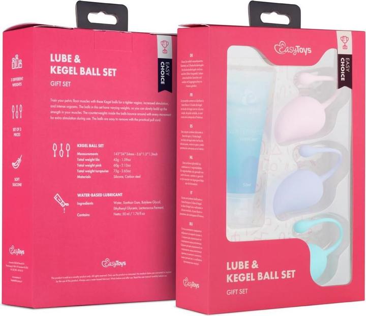 Produktbild Easytoys Beckenboden Trainingsset (45 - 75 g)