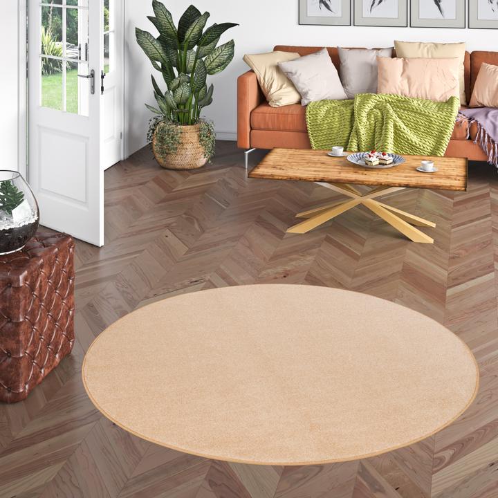 Produktbild Snapstyle Trend Velours Teppich Joy Rund (Ø 100 cm)
