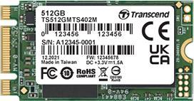 Produktbild Transcend MTS402M 512GB Interne M.2 PCIe NVMe SSD 2242 SATA III Retail TS512GMTS402M (512 GB, M.2 2242)