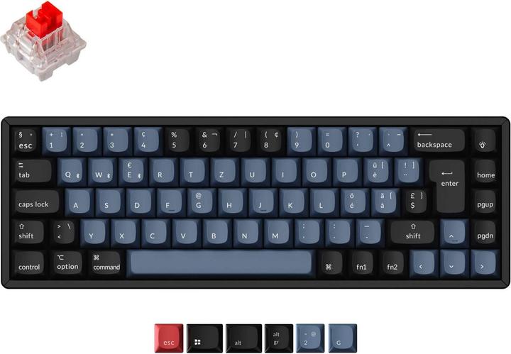 Keychron K6 Pro (CH, Kabelgebunden, Kabellos)
