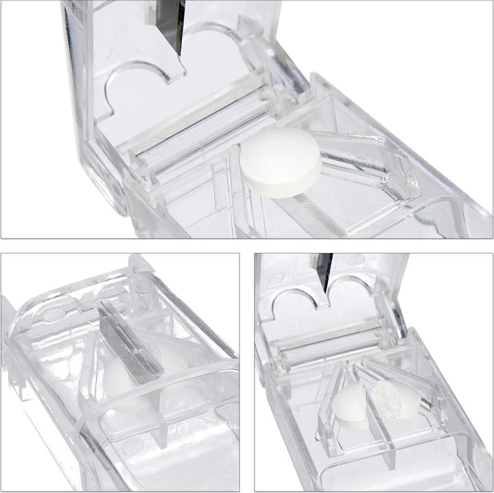 Actual product image Relaxdays Pill Box & Cutter
