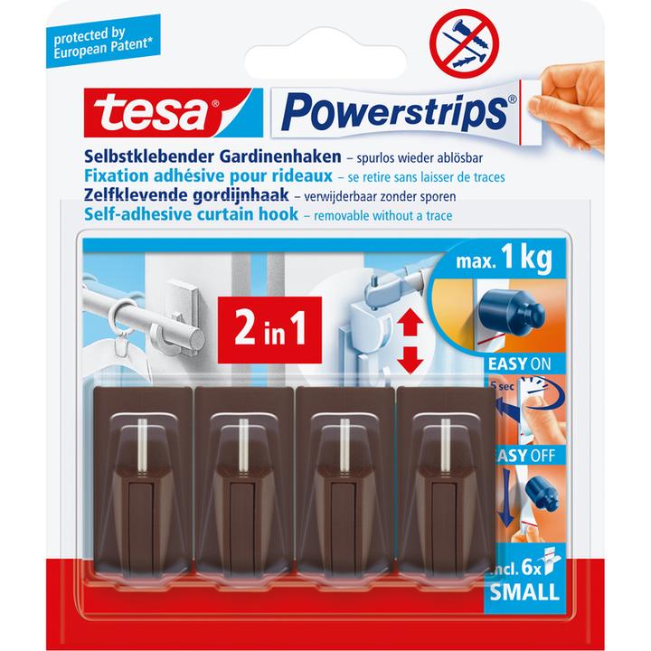 Produktbild tesa Powerstrips Gardinenhaken