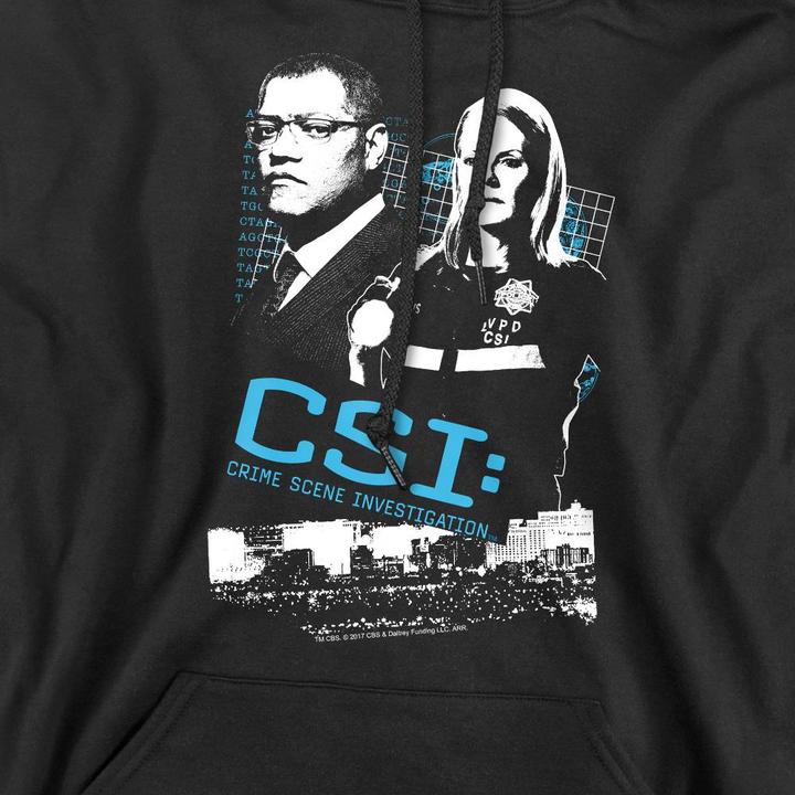 Immagine prodotto Csi: NY Investigate This Felpa con Cappuccio Uomo (XL)