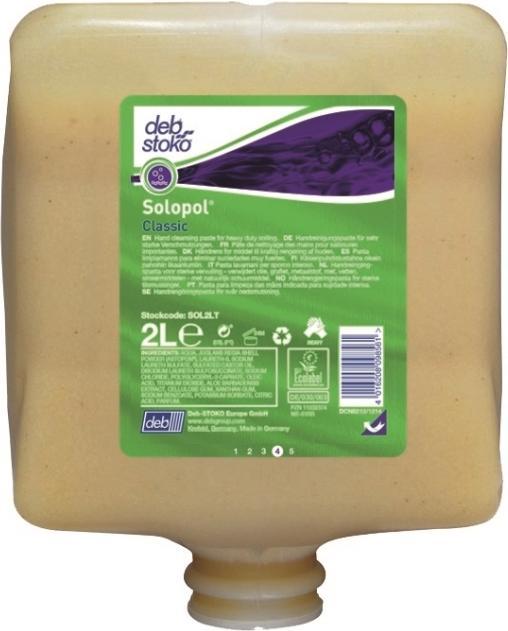 Immagine prodotto Deb Stoko Pasta per la pulizia delle mani Solopol 2l profumo 2 l (Sapone esfoliante, Sapone liquido, 2000 ml)