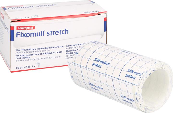 Produktbild BSN Fixomull stretch 10 cm x 2 m Klebevlies zur vollflächigen Verbandfixierung, 1 St. Pflaster (1 x)