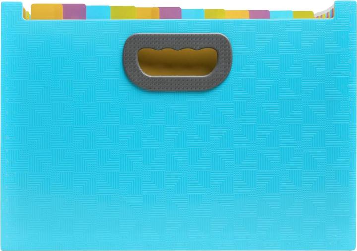 Actual product image Exacompta Offene Dokumententasche Maxi, 24 Fächer, Recycling-PP, Kollektion Pop'N Co (A4, 48 x)