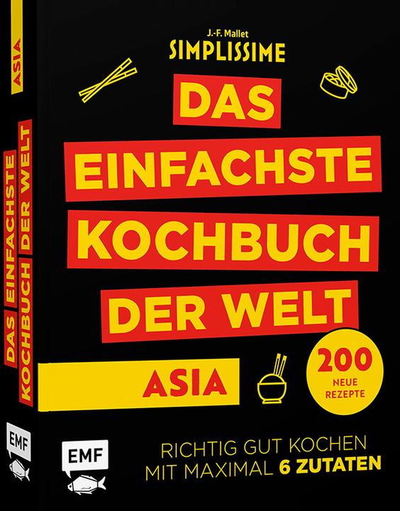 Produktbild Simplissime – Das einfachste Kochbuch der Welt: Asiatische Küche (Deutsch, Jean-Francois Mallet, 2020)