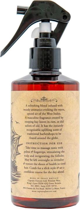 Image du produit Captain Fawcett Capt. Fawcett Care - Tonique pour cheveux au rhum de la baie (250 ml)