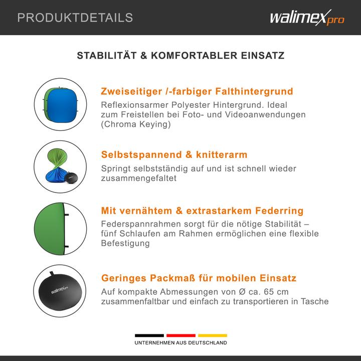 Image du produit Walimex Fond pliable (200 cm, 230 cm)