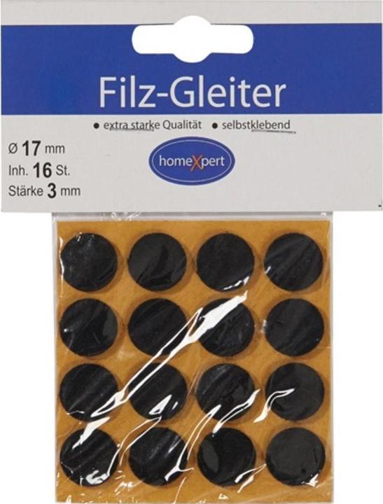 Immagine prodotto Hansi-Siebert Piedini in feltro da 17 mm in feltro marrone autoadesivo (Alianti in feltro, 16 Pezzo/i)