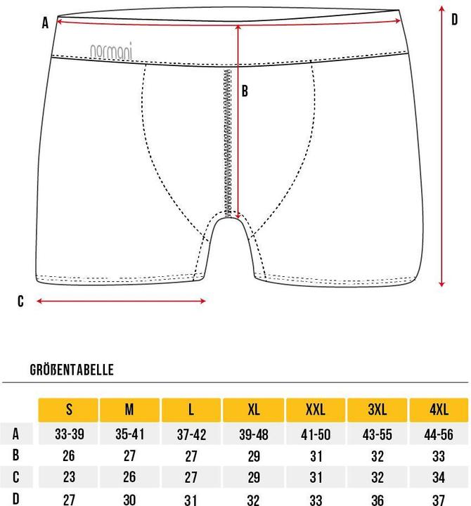 Produktbild Normani 6 Herren Boxershorts aus Bambus-Viskose Cubao - 8863 (S, 6er Pack)