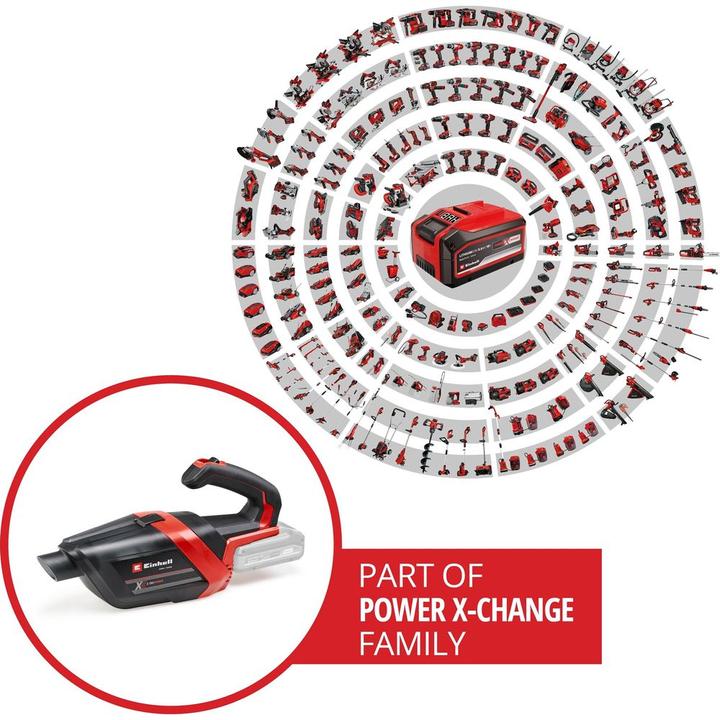 Image du produit Einhell Aspirateur à main à batterie TE-HV 18/06 Li - Solo
