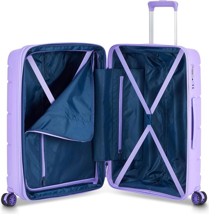 Actual product image Modo by Roncato Starlight 3.0 4 Rollen Kofferset 3-teilig mit Dehnfalte (219 l, XL (from 140l))