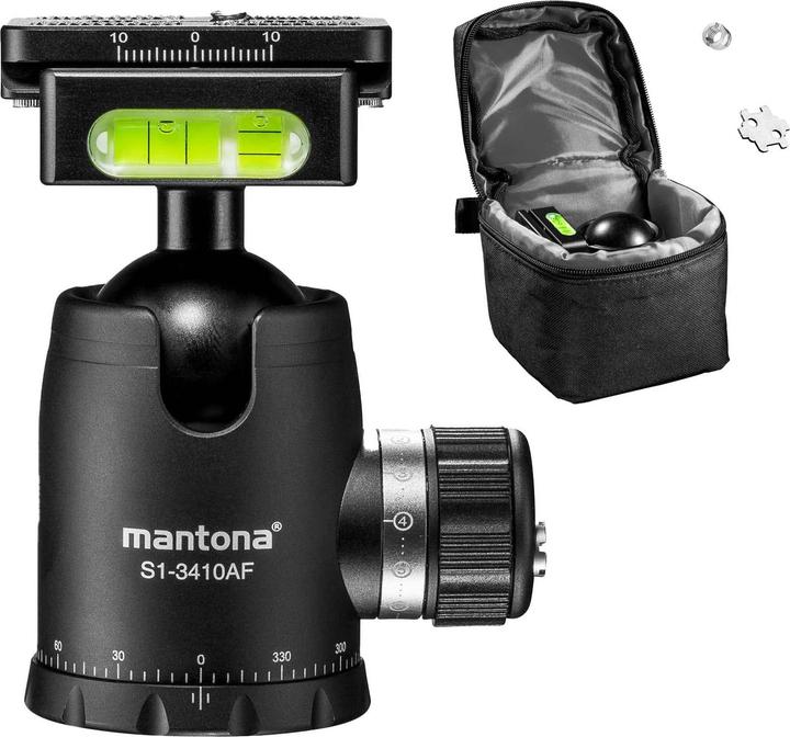 Actual product image mantona Fortress 34 ball head (S1-3410AF) (Spherical head)