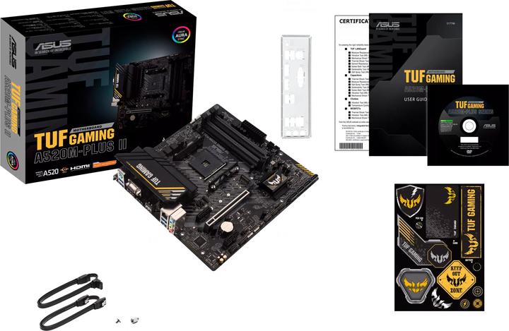 Immagine prodotto ASUS TUF GAMING A520M-PLUS II (AM4, AMD A520, mATX)