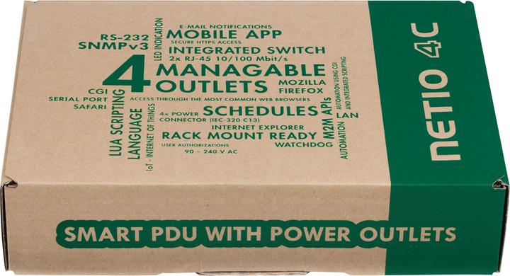 Immagine prodotto Netio PowerPDU 4C CH, Presa di corrente IP