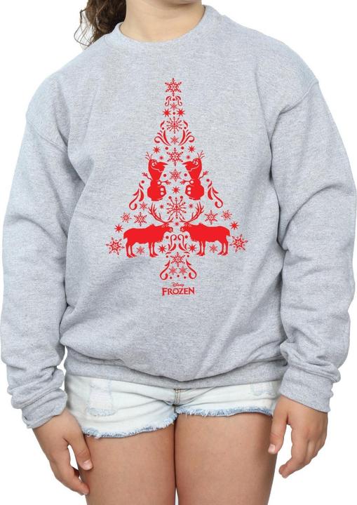 Produktbild Disney Frozen Christmas Tree Sweatshirt Mädchen (116)