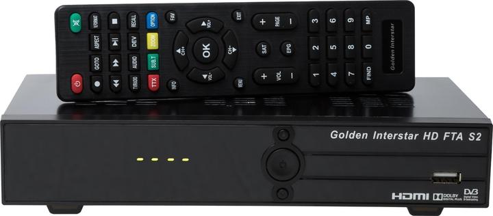 Actual product image Golden Media Golden Interstar HD Fta S2 (Fta) (DVB-S2)