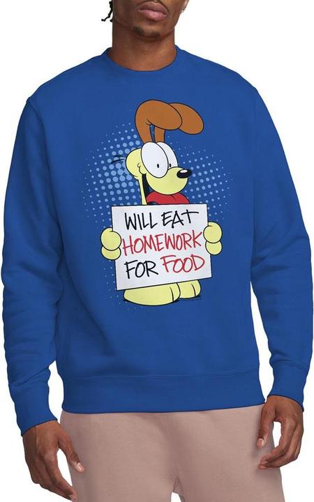 Immagine prodotto Garfield Will Eat Homework Felpa Adulto Unisex (S)