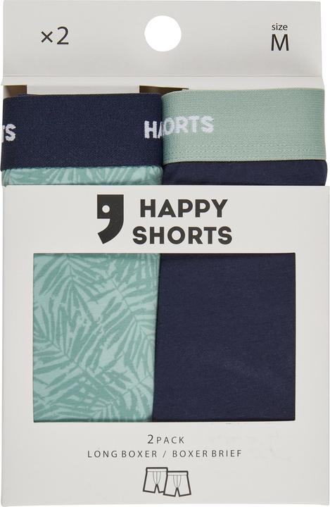 Produktbild Happy shorts Langer Boxer Jersey Boxer Briefs (M, 2er Pack)