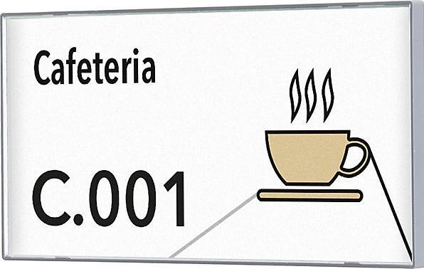 Actual product image Moedel KAIRO Easy door label